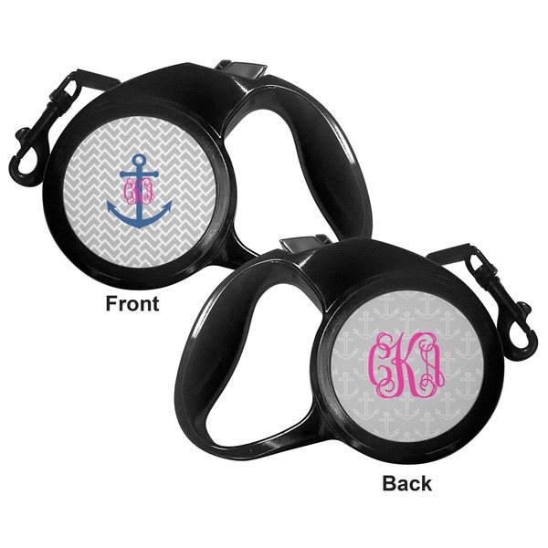 Monogram Anchor Retractable Dog Leash - Medium Large - Apvl