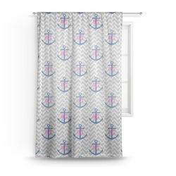 Monogram Anchor Sheer Curtain