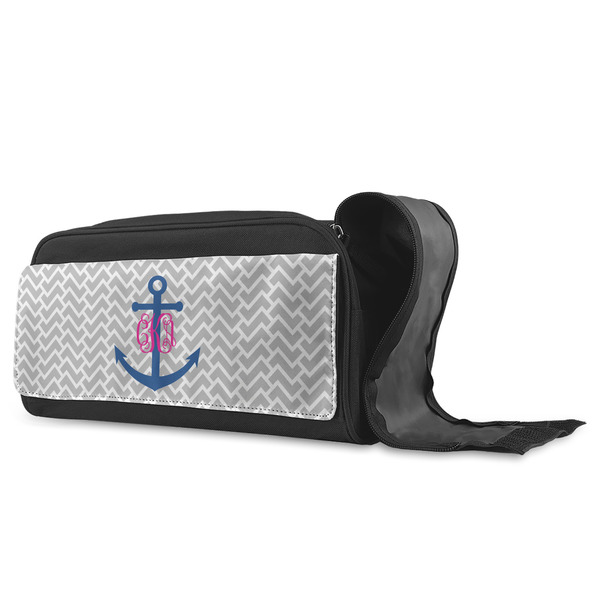 Monogram Anchor Shoe Bags - ANGLE (Open)