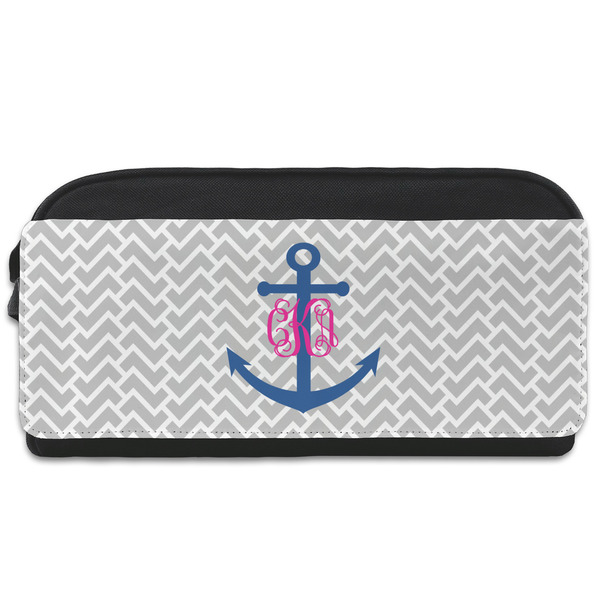 Custom Monogram Anchor Shoe Bag
