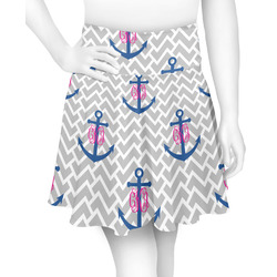 Monogram Anchor Skater Skirt - Large (Personalized)