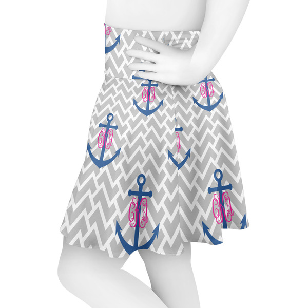 Monogram Anchor Skater Skirt - Side