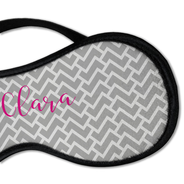 Monogram Anchor Sleeping Eye Mask - DETAIL Large