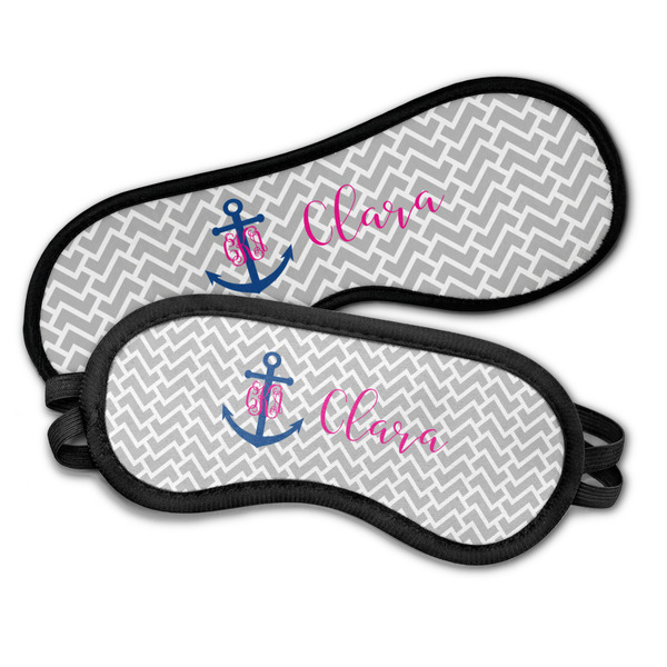 Monogram Anchor Sleeping Eye Masks - PARENT