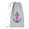 Monogram Anchor Small Laundry Bag - Front View