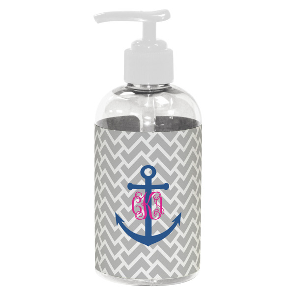 Monogram Anchor Small Liquid Dispenser (8 oz) - White