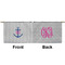 Monogram Anchor Small Zipper Pouch Approval (Front and Back)