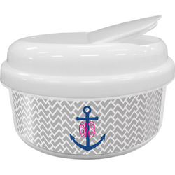 Monogram Anchor Snack Container (Personalized)
