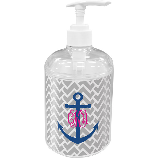 Monogram Anchor Soap / Lotion Dispenser (Personalized)