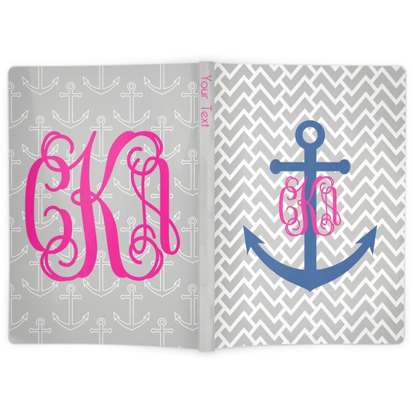 Monogram Anchor Soft Cover Journal - Apvl