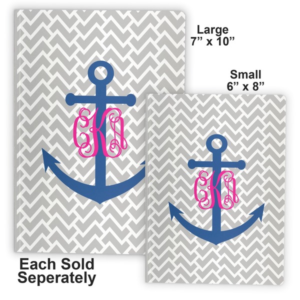 Monogram Anchor Soft Cover Journal - Compare