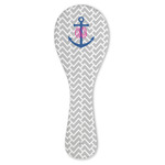 Monogram Anchor Ceramic Spoon Rest