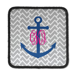 Monogram Anchor Iron On Square Patch
