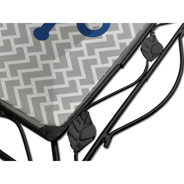 Monogram Anchor Square Trivet - Detail