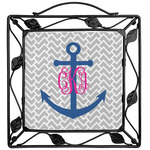Monogram Anchor Square Trivet (Personalized)