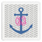 Monogram Anchor Paper Dinner Napkins