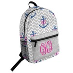 Monogram Anchor Student Backpack (Personalized)