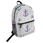 Monogram Anchor Student Backpack (Personalized)