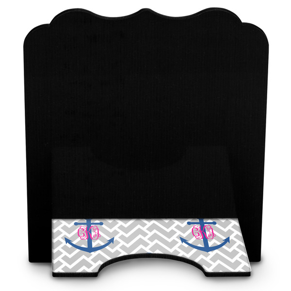 Monogram Anchor Stylized Tablet Stand - Back