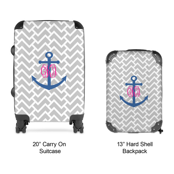 Monogram Anchor Suitcase Set 4 - APPROVAL