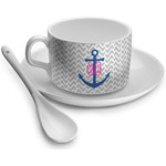 Monogram Anchor Tea Cup