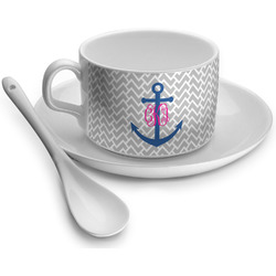 Monogram Anchor Tea Cup - Single (Personalized)