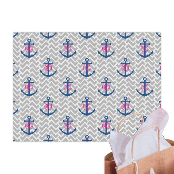 Monogram Anchor Tissue Paper Sheets - Main