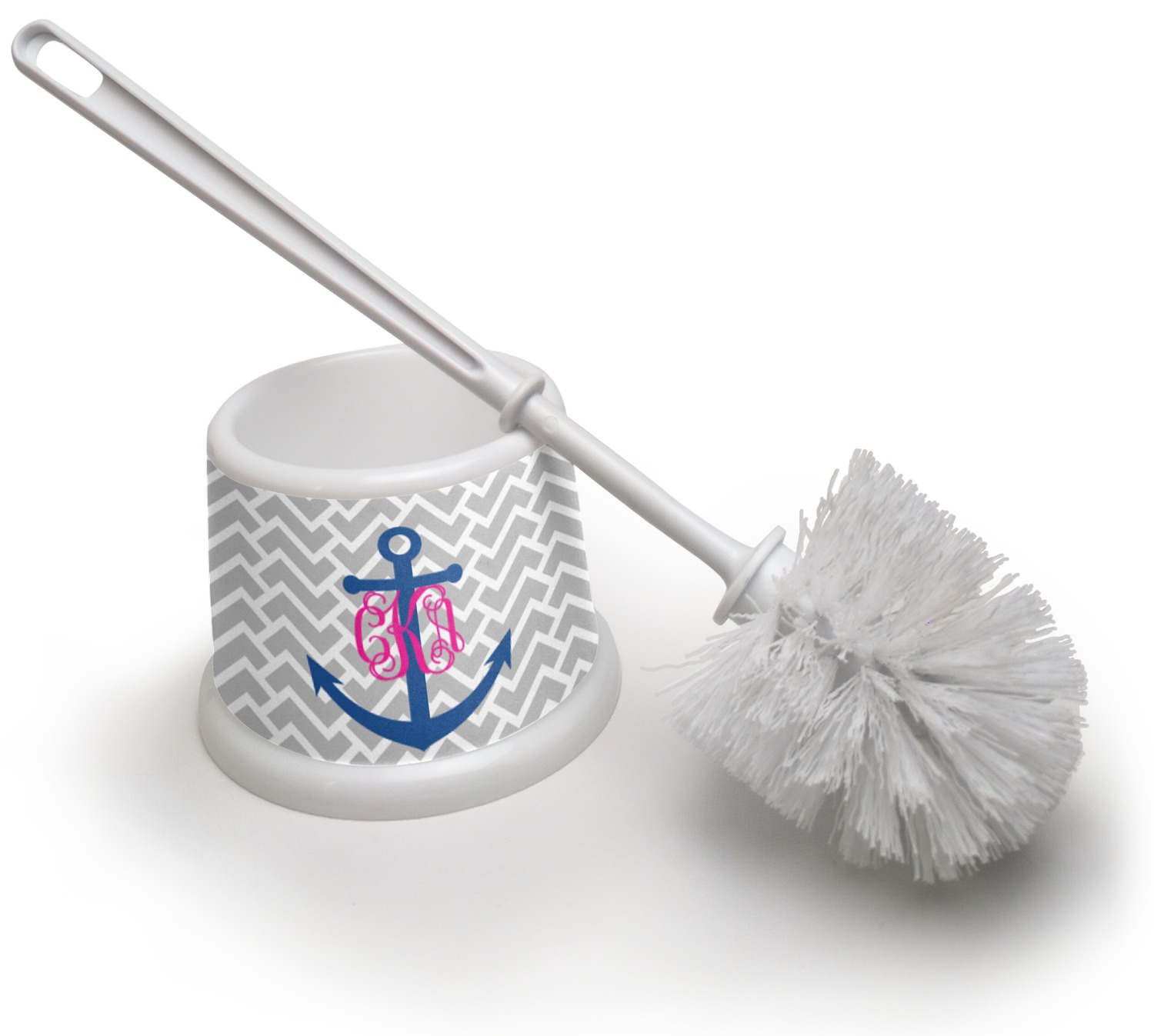 Monogram Anchor Toilet Brush (Personalized) YouCustomizeIt