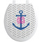 Monogram Anchor Toilet Seat Decal
