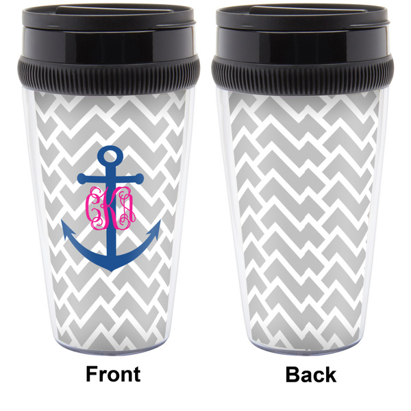 Monogram Anchor Travel Mug Approval (Personalized)
