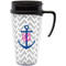 Monogram Anchor Acrylic Travel Mug with Handle (Personalized)