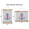 Monogram Anchor Wall Hanging Tapestries - Parent/Sizing
