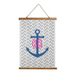 Monogram Anchor Wall Hanging Tapestry