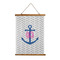 Monogram Anchor Wall Hanging Tapestry - Portrait - MAIN