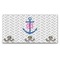 Monogram Anchor Wall Mounted Coat Hanger - Front View