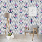 Monogram Anchor Wallpaper & Surface Covering