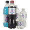 Monogram Anchor Water Bottle Label - Multiple Bottle Sizes