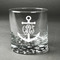 Monogram Anchor Whiskey Glass - Front/Approval