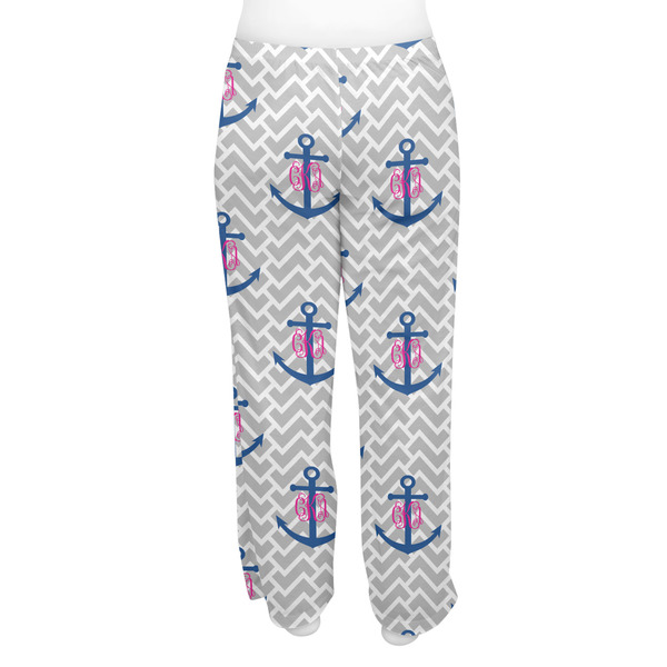 Monogram Anchor Women's Pj on model - Back