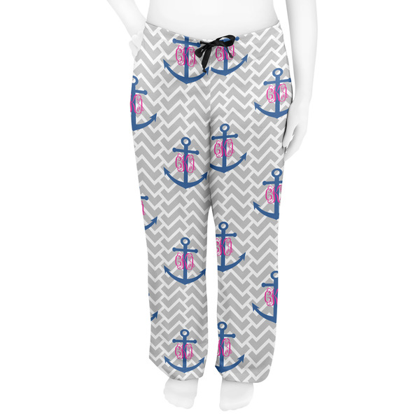 Monogram Anchor Women's Pj on model - Front
