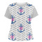 Monogram Anchor Women's Crew T-Shirt - X Large (Personalized)