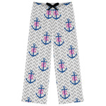 Monogram Anchor Womens Pajama Pants - XS (Personalized)