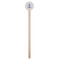 Monogram Anchor Wooden 7.5" Stir Stick - Round - Single Stick