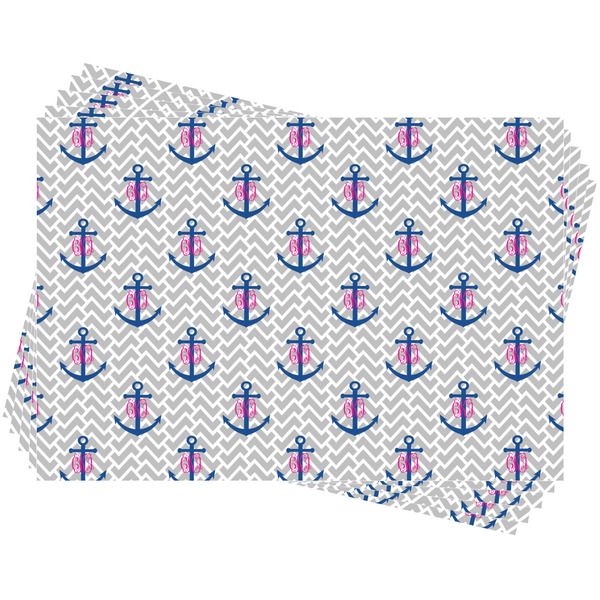 Monogram Anchor Wrapping Paper - 5 Sheets Approval
