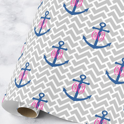 Monogram Anchor Wrapping Paper Roll - Large