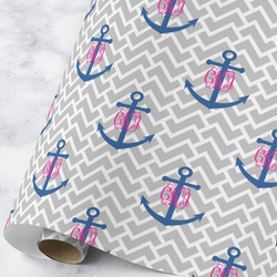 Monogram Anchor Wrapping Paper Roll - Large - Matte