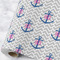 Monogram Anchor Wrapping Paper Roll - Matte - Large - Main