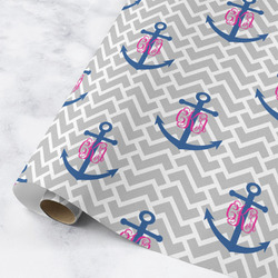 Monogram Anchor Wrapping Paper Roll - Medium - Matte