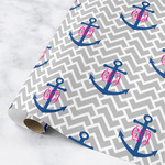 Monogram Anchor Wrapping Paper Roll - Small