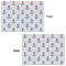 Monogram Anchor Wrapping Paper Sheet - Double Sided - Front & Back
